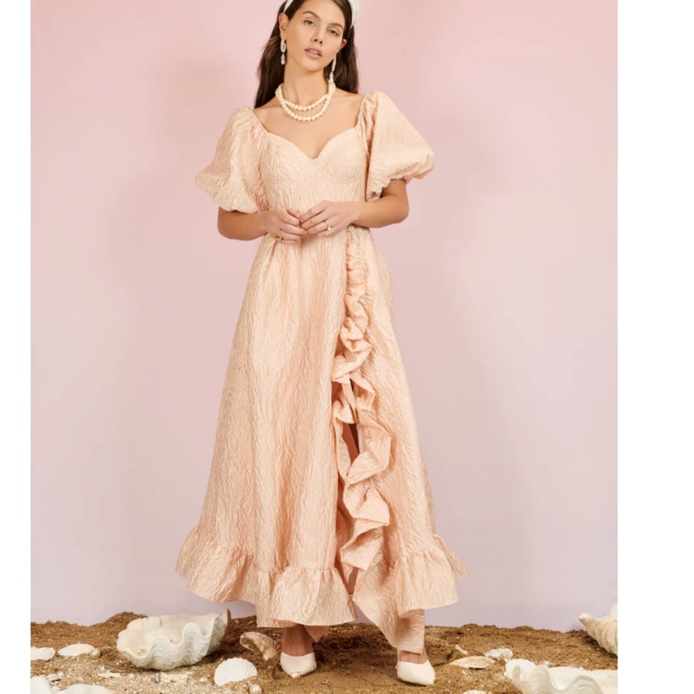 SISTER JANE / DREAM Amily Ruffle Maxi Dress